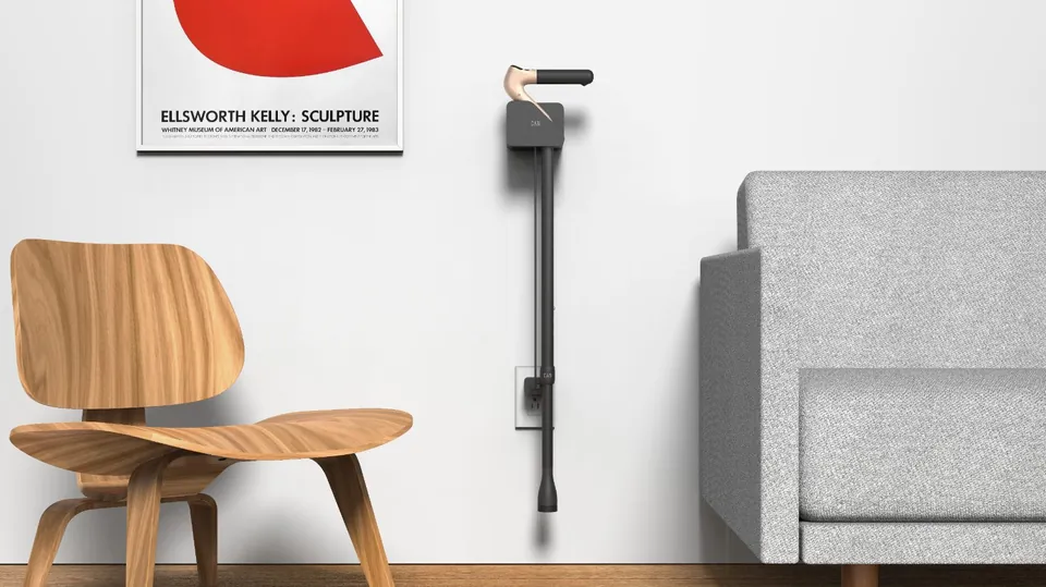 CAN Go on its wall charger in a modern home
